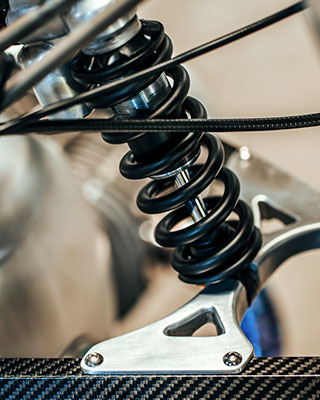 Front shock absorbers of Birdcage