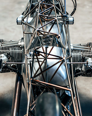 Birdcage from behind and from above