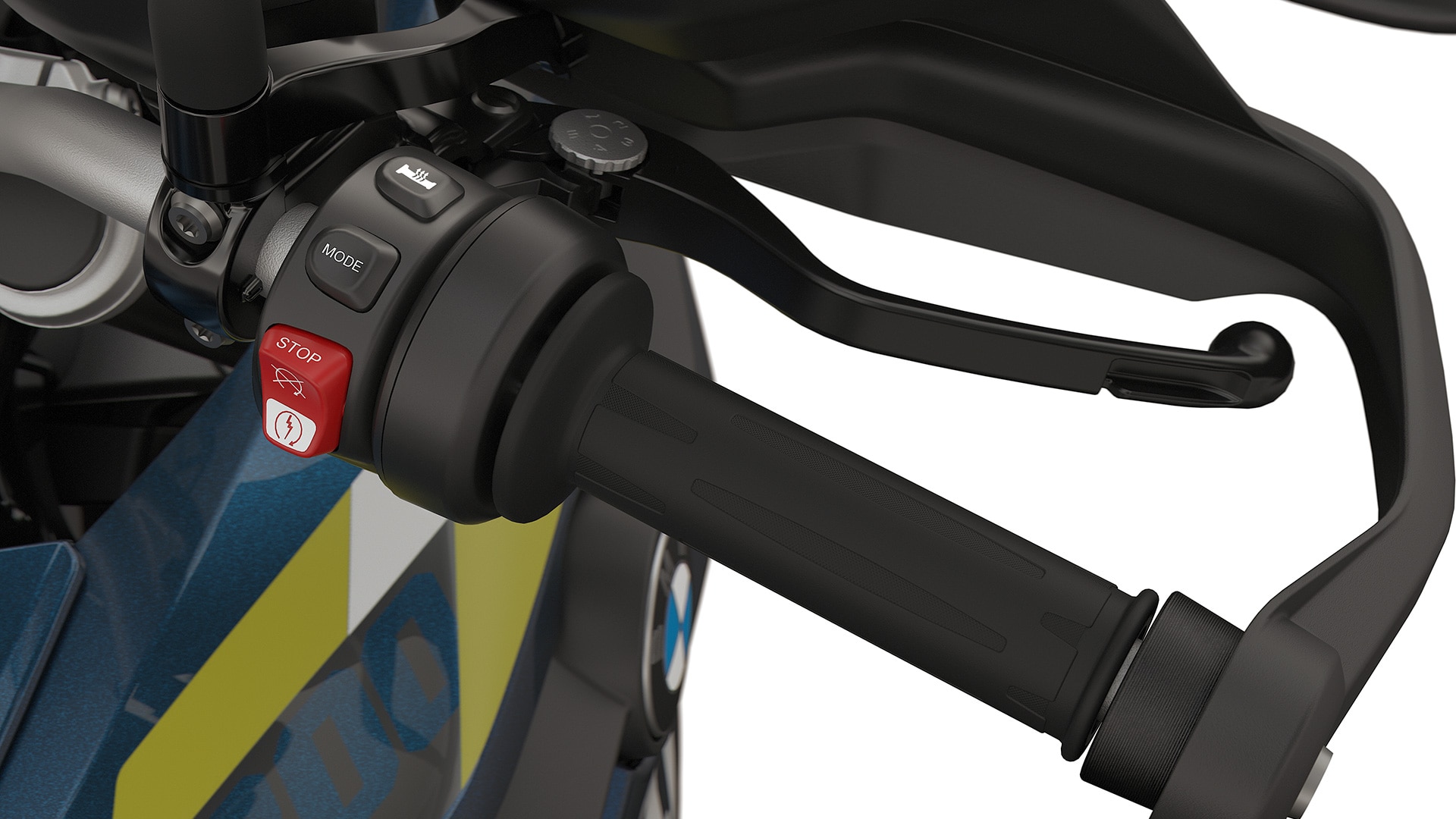 The grip heating of the BMW F 800 GS