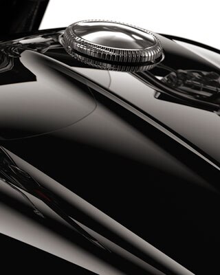 We see the black tank with double lining.